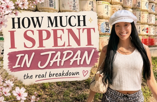 How Much I Really Spent In Japan